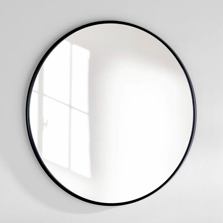 Sabine Metal Round Wall Mirror