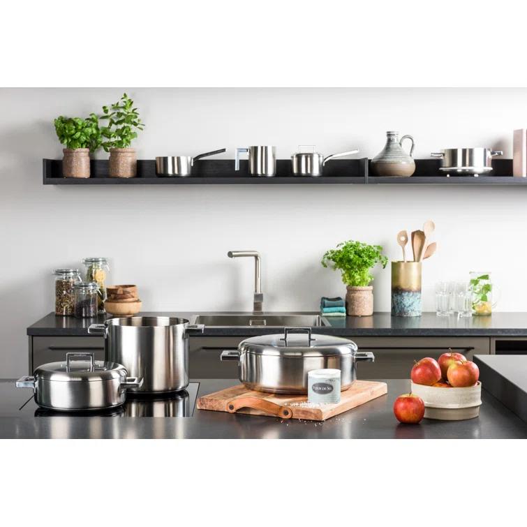 Saute Pan 2 Handles Stile Stainless Steel