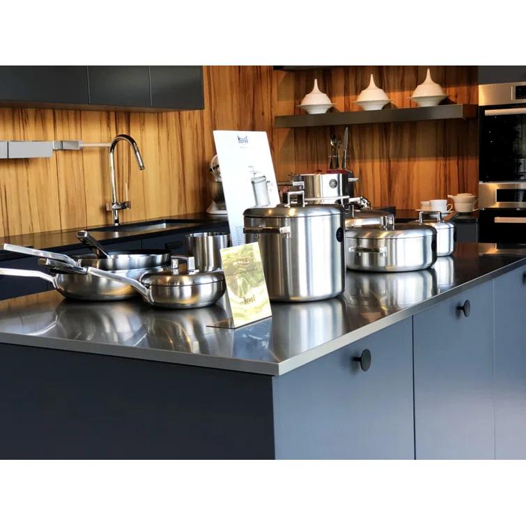 Saute Pan 2 Handles Stile Stainless Steel