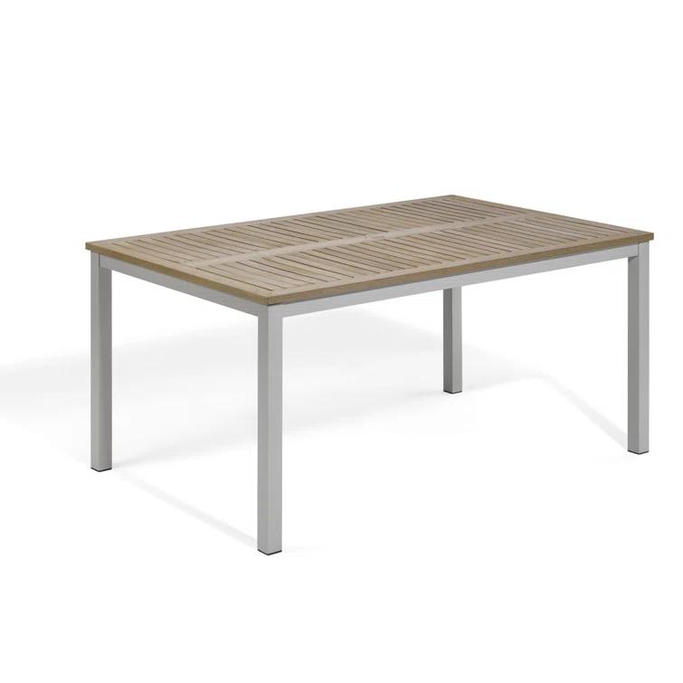 Travira Rectangular Tekwood Outdoor Dining Table