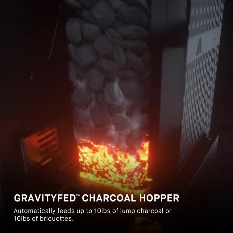 Masterbuilt Gravity Series 800 Digital Barrel Charcoal Grill with Smoker