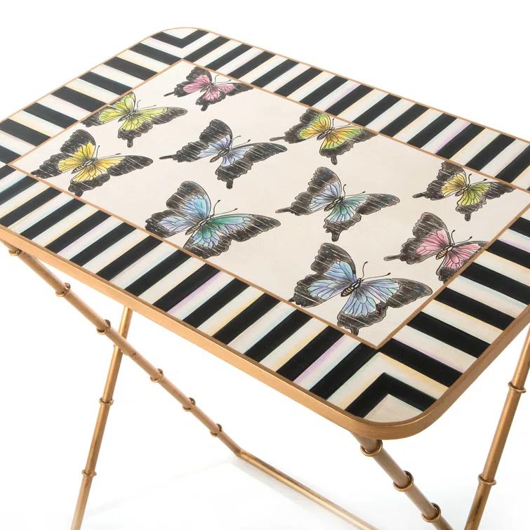 MacKenzie-Childs Butterfly Collection Cocktail Tray (Set of 4)