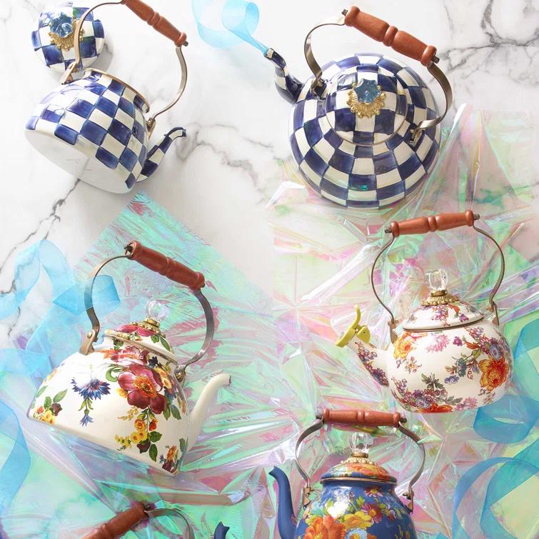 MacKenzie-Childs Royal Check® Tea Kettle