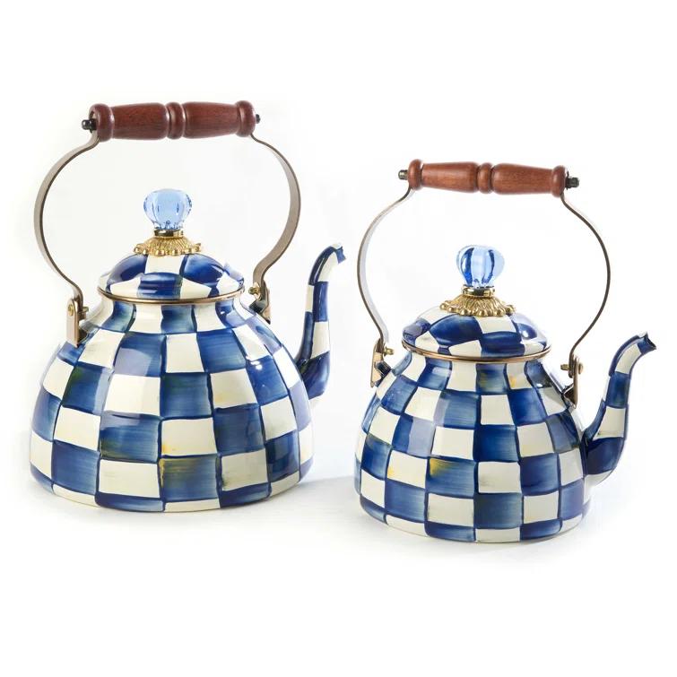 MacKenzie-Childs Royal Check® Tea Kettle