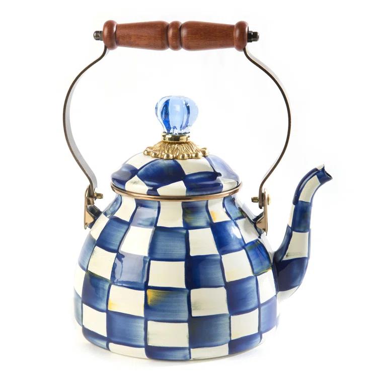 MacKenzie-Childs Royal Check® Tea Kettle
