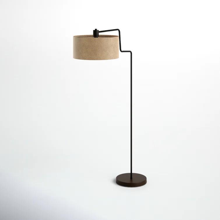 Wenham 57'' Swing Arm Floor Lamp