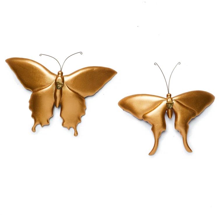 MacKenzie-Childs Courtly Check® Butterfly Duo Wall Decor 2 - Piece Set