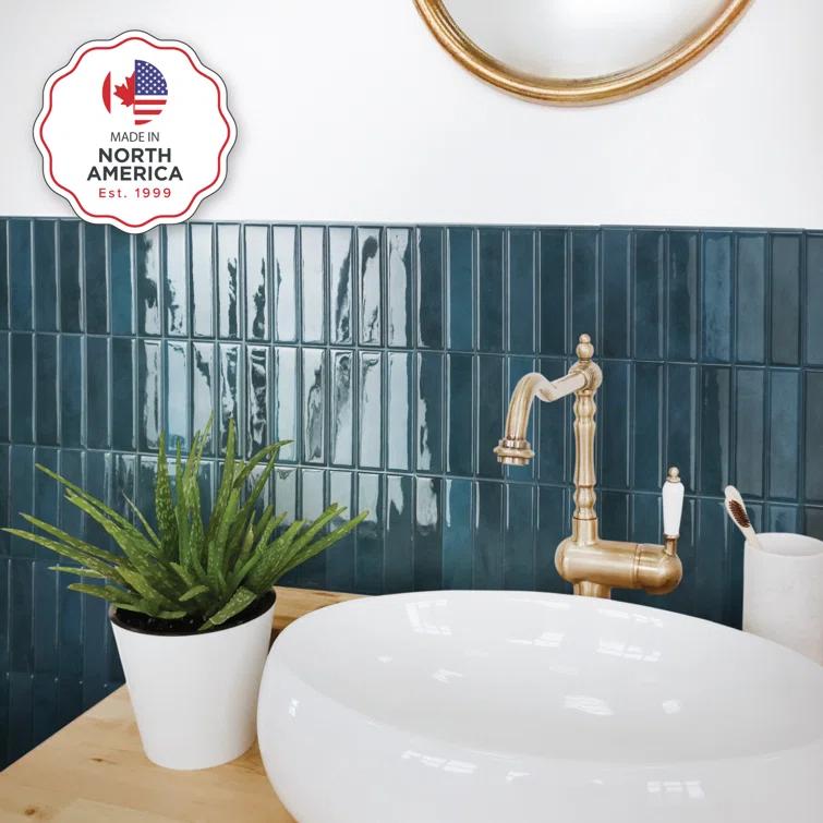 Peel and Stick Gel Backsplash Tile Morocco 11.5'' x 9''