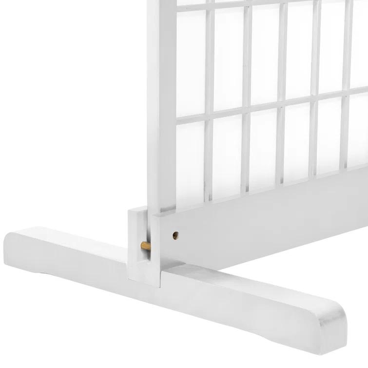 Red Lantern Room Divider Stand (Stand Only), White, for 3 Panel Screens