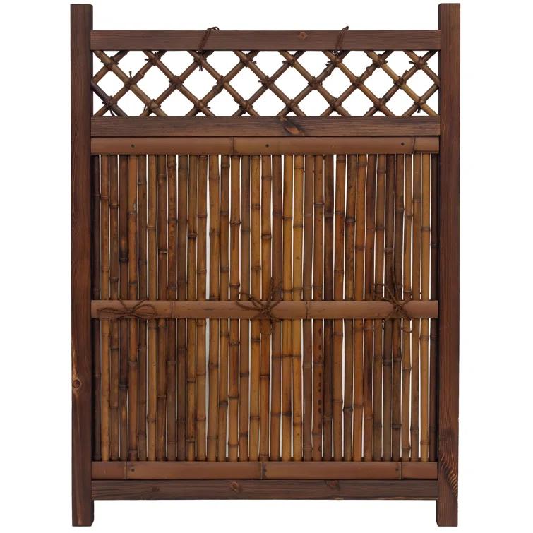 4 ft. H x 5.5 ft. W Japanese Zen Garden Fence Panel