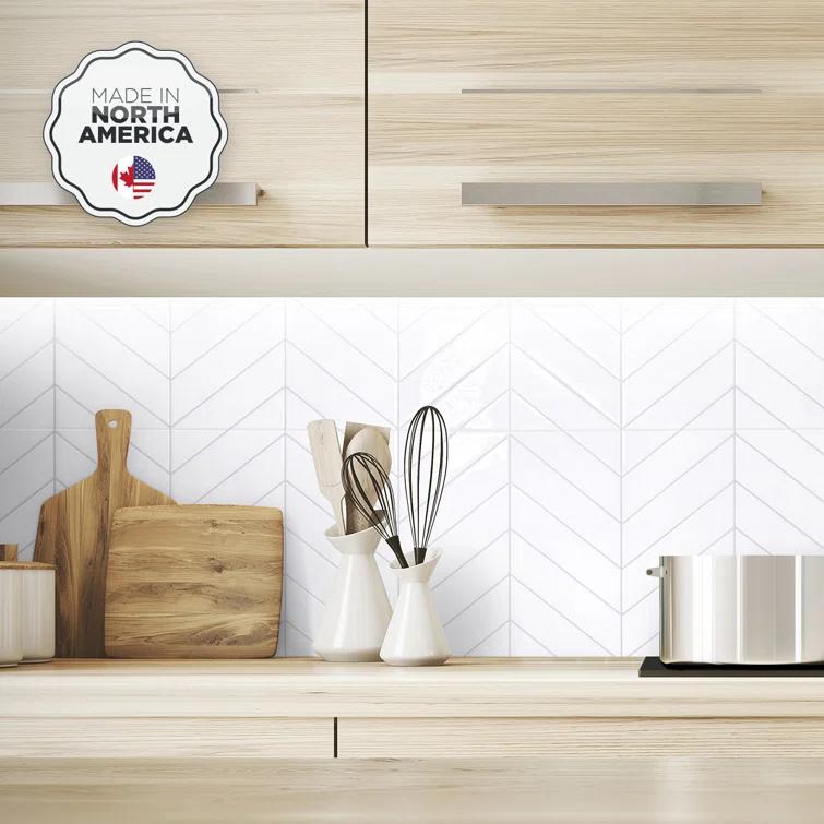Peel and Stick Gel Backsplash Tile Blok 12" x 22"