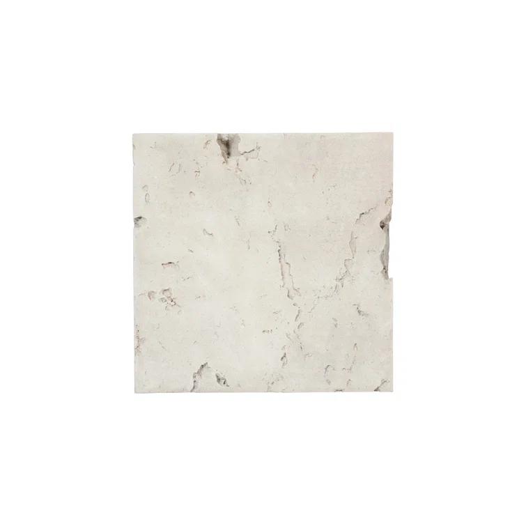 Square Roman Stone Outdoor Coffee Table