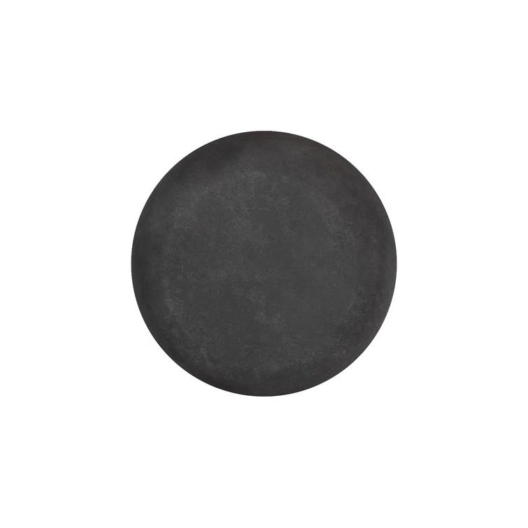Phillips Collection River Stone Side Table, Charcoal Stone