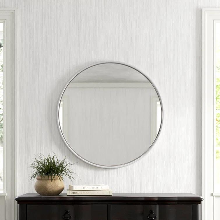 Sabine Metal Round Wall Mirror