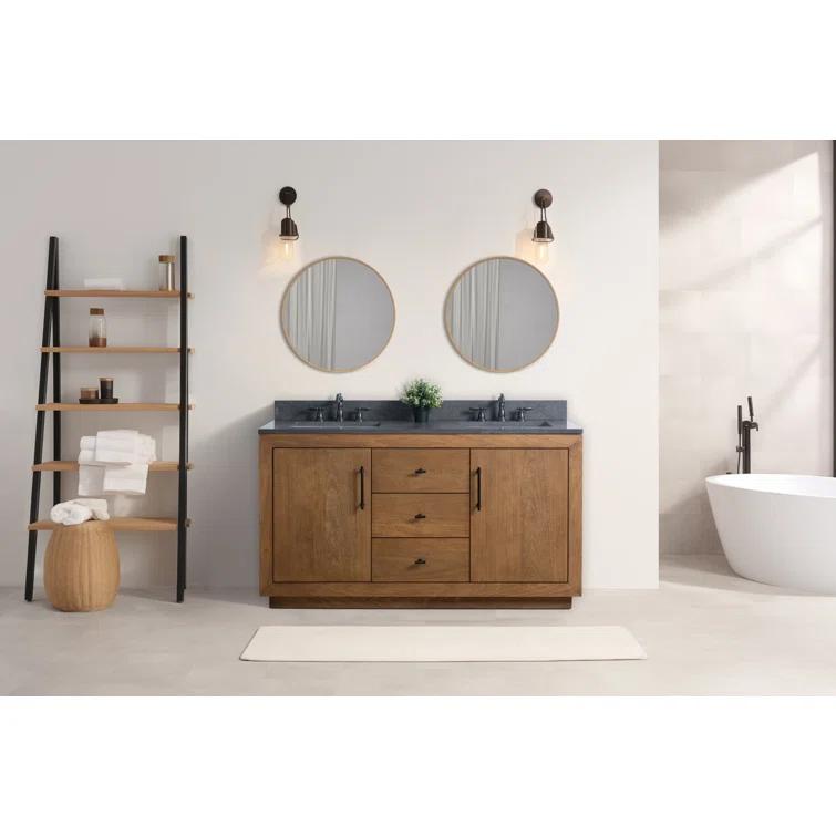 60" Double Bathroom Vanity Set with Top