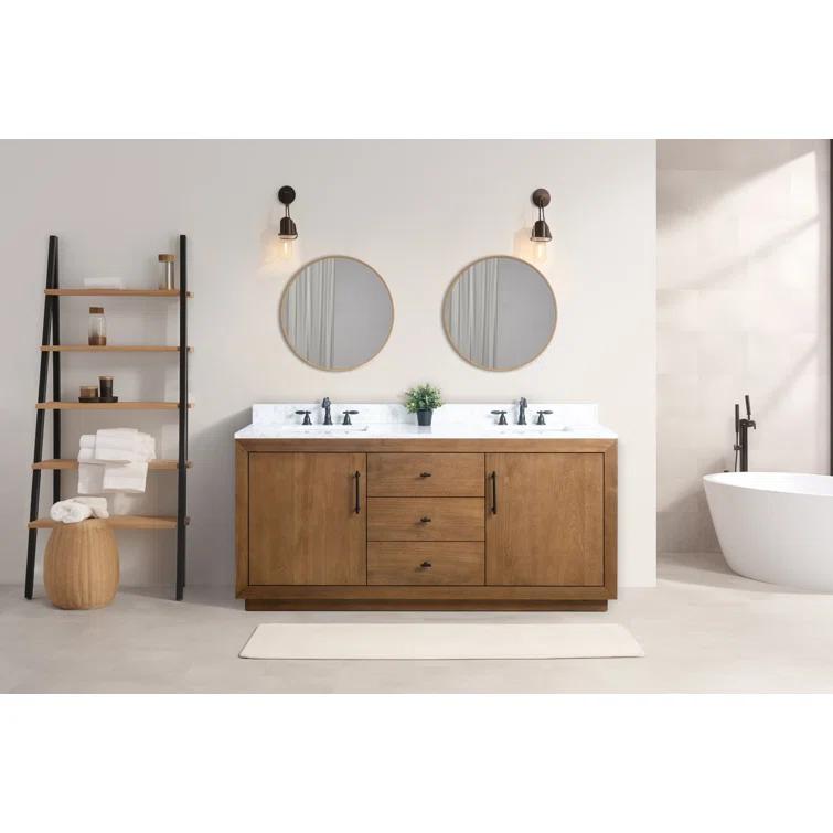 72" Free Standing Double Bathroom Vanity