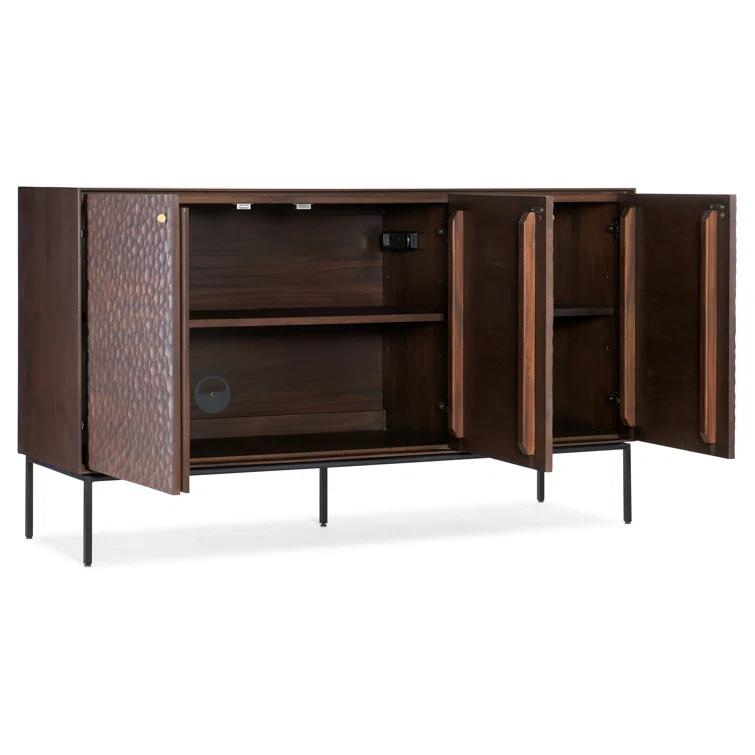 Hooker Furniture Arun 3 Door Carved Sideboard