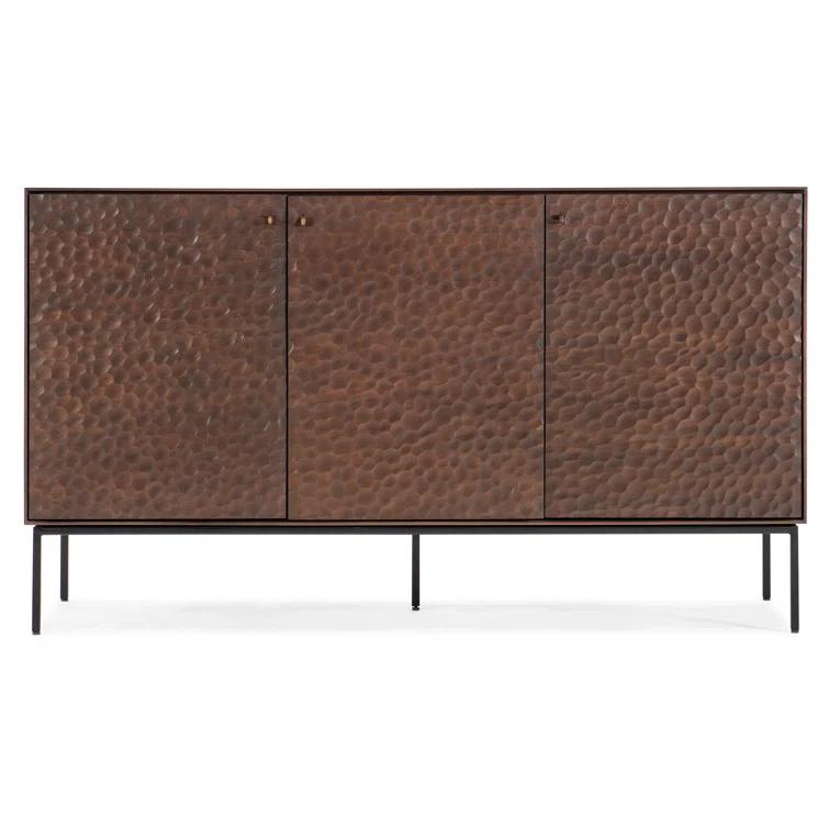 Hooker Furniture Arun 3 Door Carved Sideboard