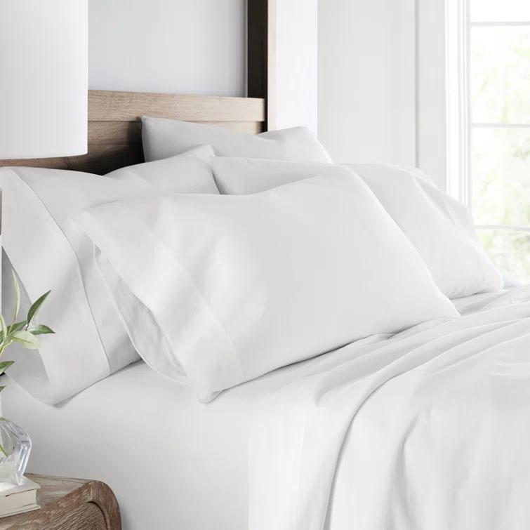 Becky Cameron Luxury Rayon From Bamboo Pillowcase Set Cooling Silky Soft Bedding (Set of 2)