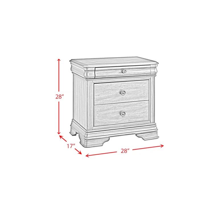 Picket House Furnishings Stark 5PC Bedroom Set In Cherry