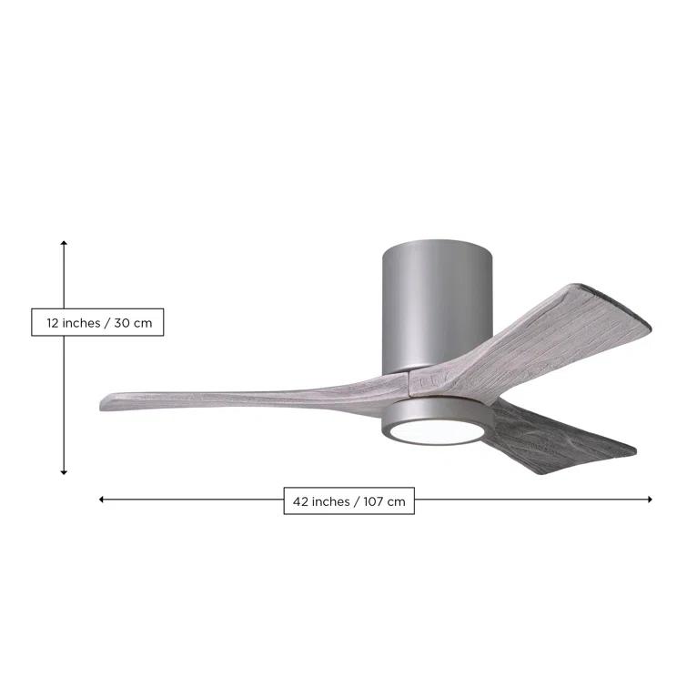 Olivier 3 Blade Ceiling Fan with LED Light Kit