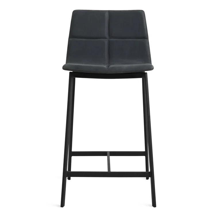 Between Us Upholstered Counter Stool with Metal Frame