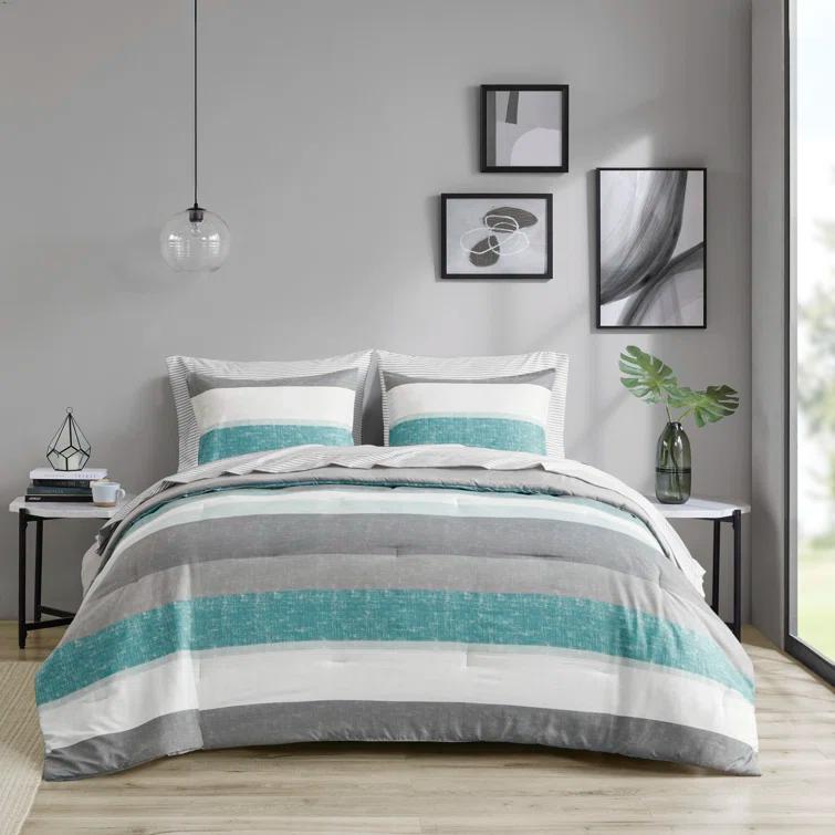 Madison Park Essentials Jaxon Comforter Set with Bed Sheets