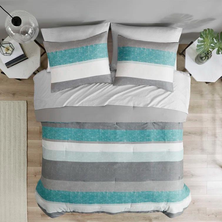 Madison Park Essentials Jaxon Comforter Set with Bed Sheets