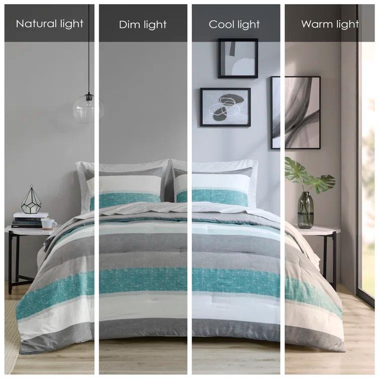 Madison Park Essentials Jaxon Comforter Set with Bed Sheets