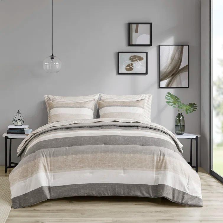 Madison Park Essentials Jaxon Comforter Set with Bed Sheets