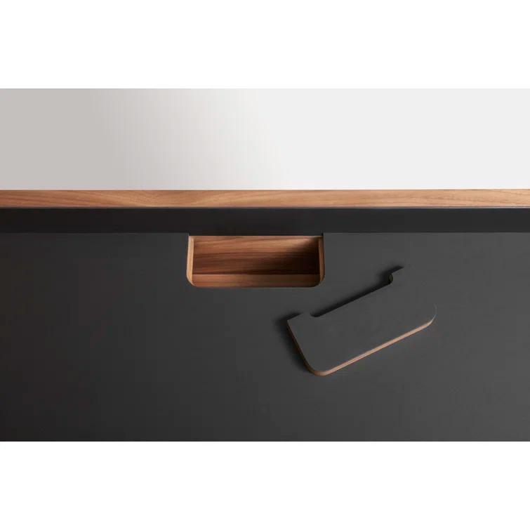Tabloid Solid Wood Top Writing Desk