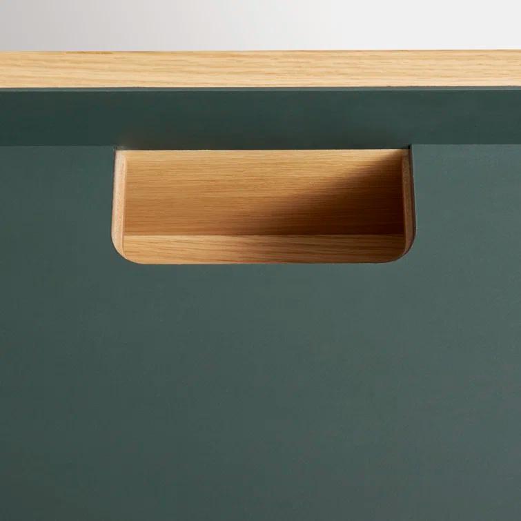 Tabloid Solid Wood Top Writing Desk