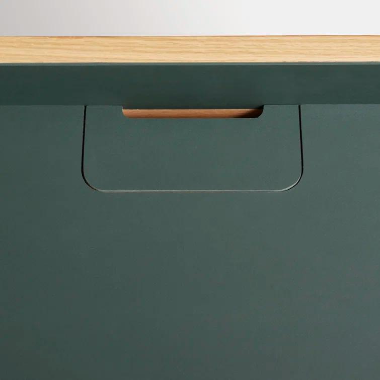 Tabloid Solid Wood Top Writing Desk