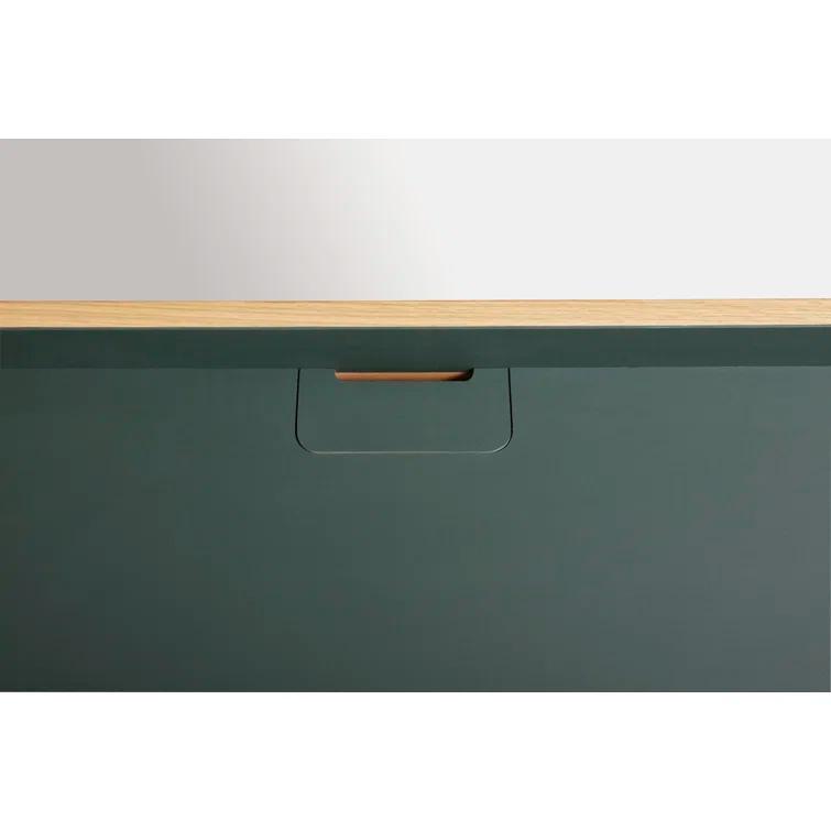 Tabloid Solid Wood Top Writing Desk