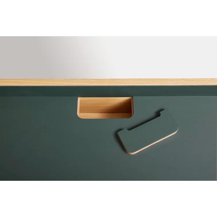 Tabloid Solid Wood Top Writing Desk