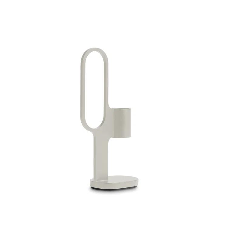 Blu Dot Who Goes There? 7'' H Powder-coated Steel Tabletop Candlestick