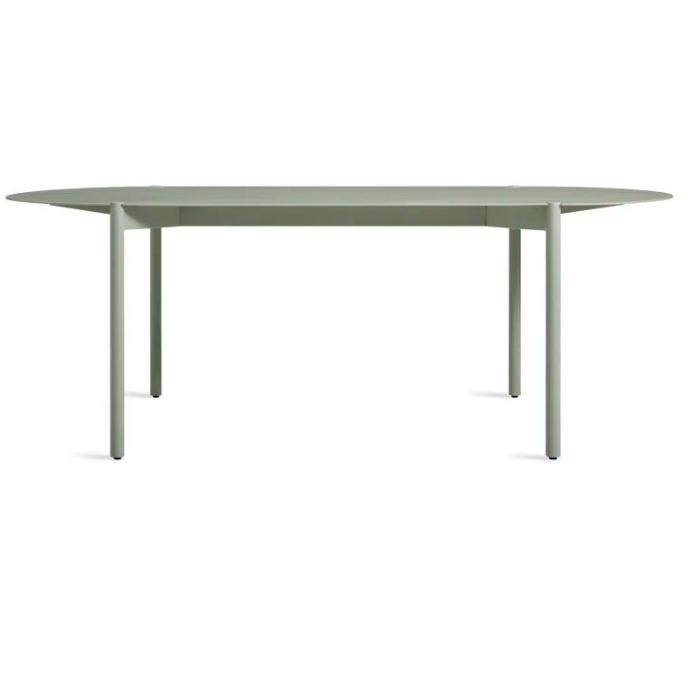 Comeuppance Oval Metal Outdoor Dining Table