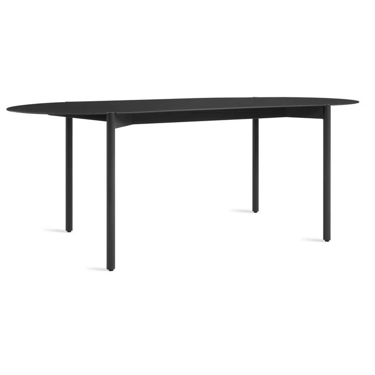 Comeuppance Oval Metal Outdoor Dining Table