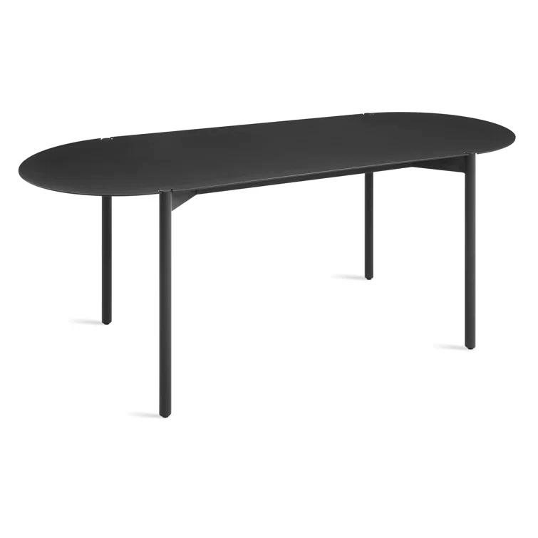 Comeuppance Oval Metal Outdoor Dining Table