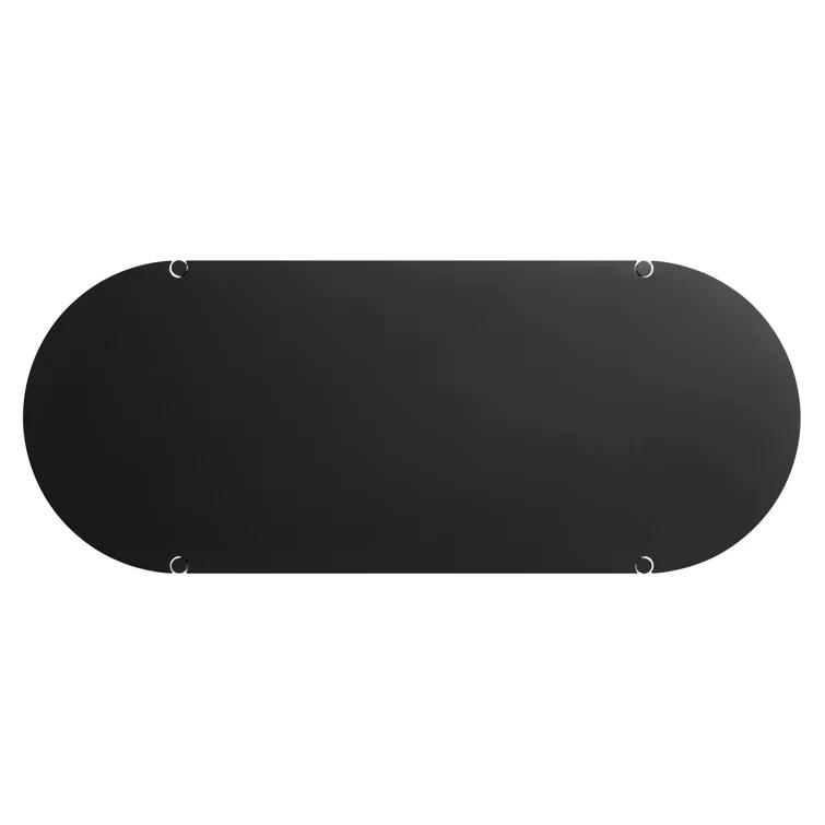 Comeuppance Oval Metal Outdoor Dining Table
