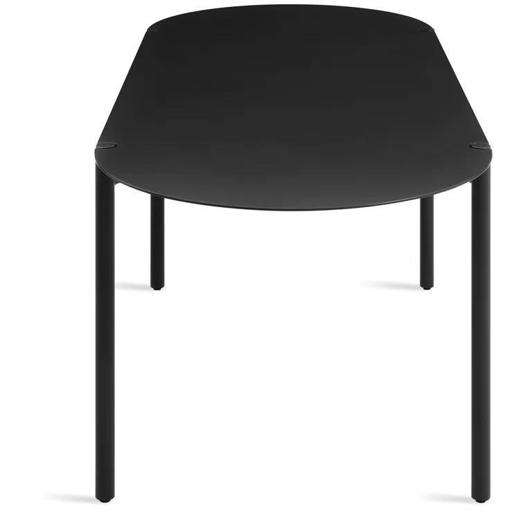 Comeuppance Oval Metal Outdoor Dining Table