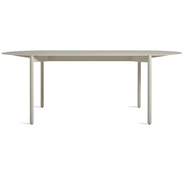 Comeuppance Oval Metal Outdoor Dining Table