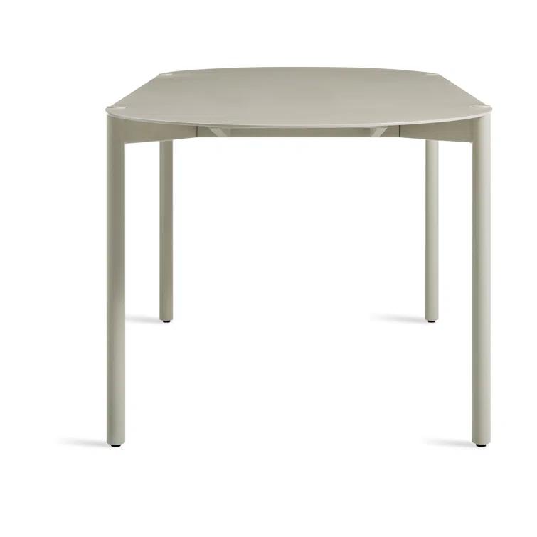 Comeuppance Oval Metal Outdoor Dining Table