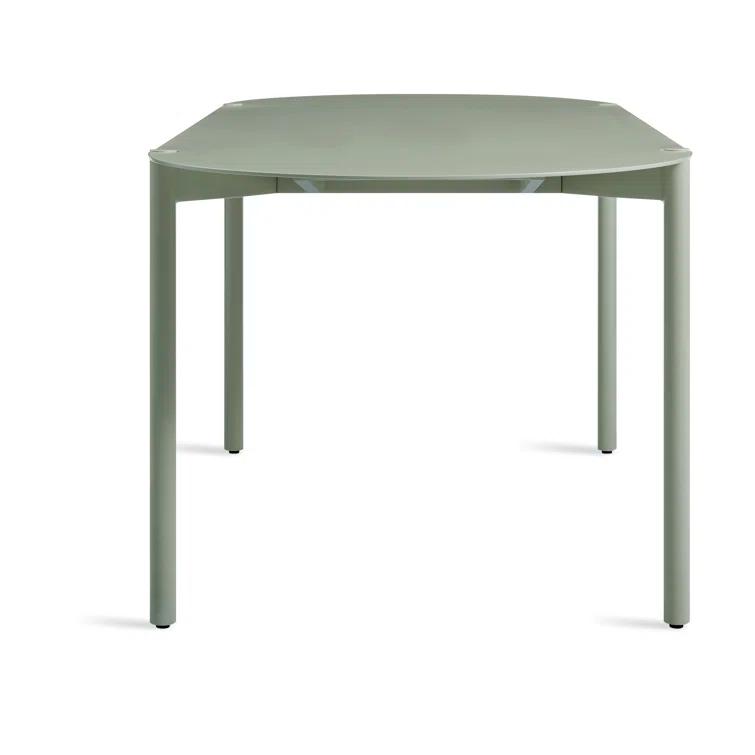 Comeuppance Oval Metal Outdoor Dining Table