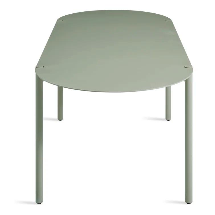 Comeuppance Oval Metal Outdoor Dining Table