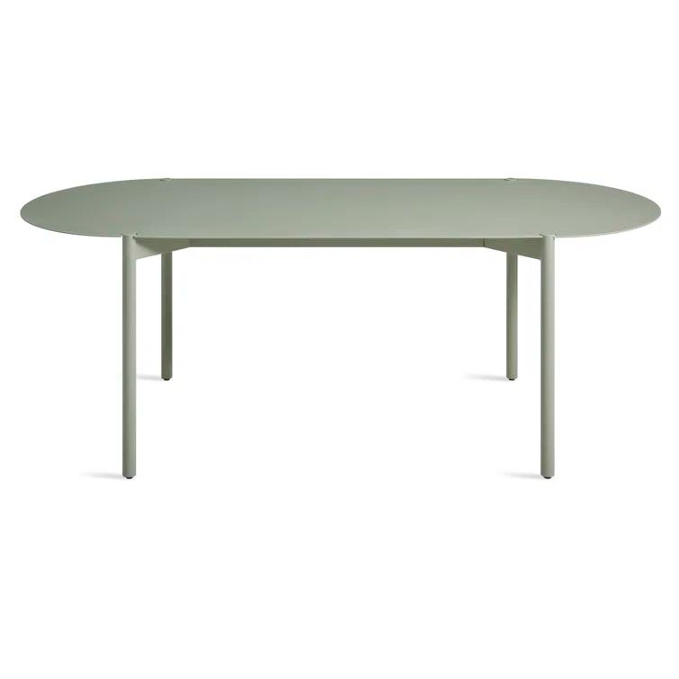 Comeuppance Oval Metal Outdoor Dining Table