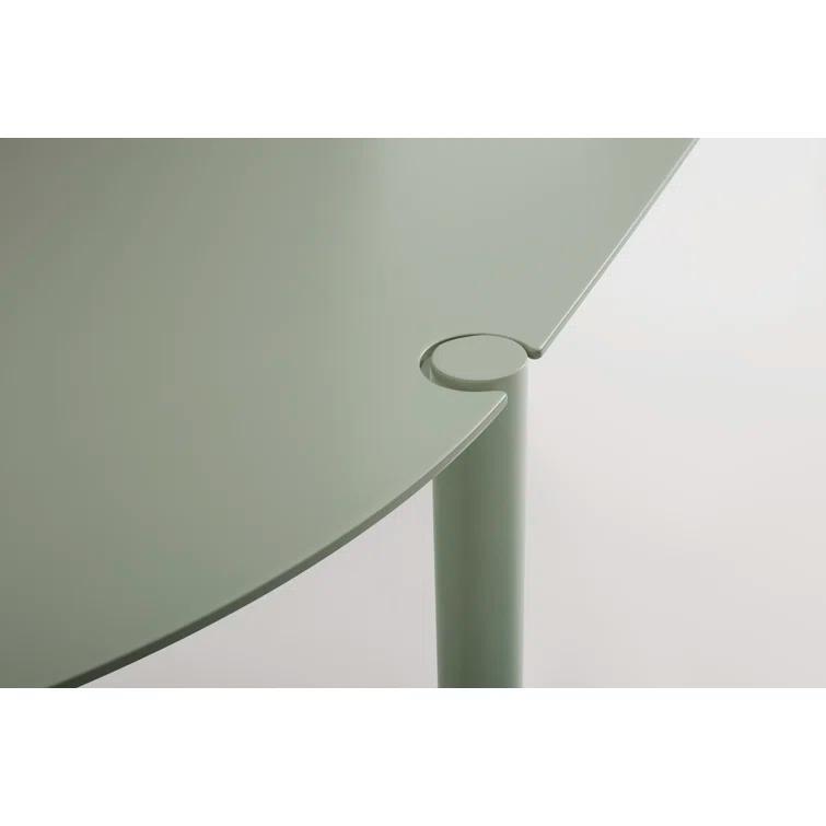 Comeuppance Oval Metal Outdoor Dining Table