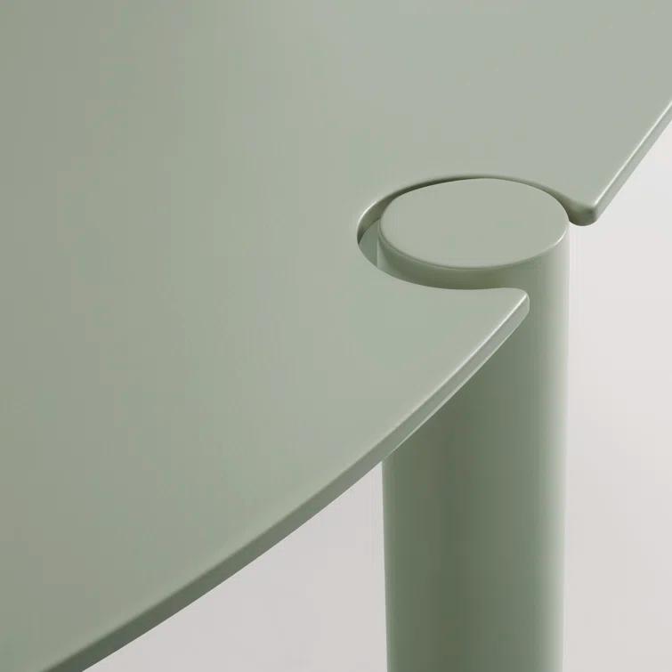 Comeuppance Oval Metal Outdoor Dining Table