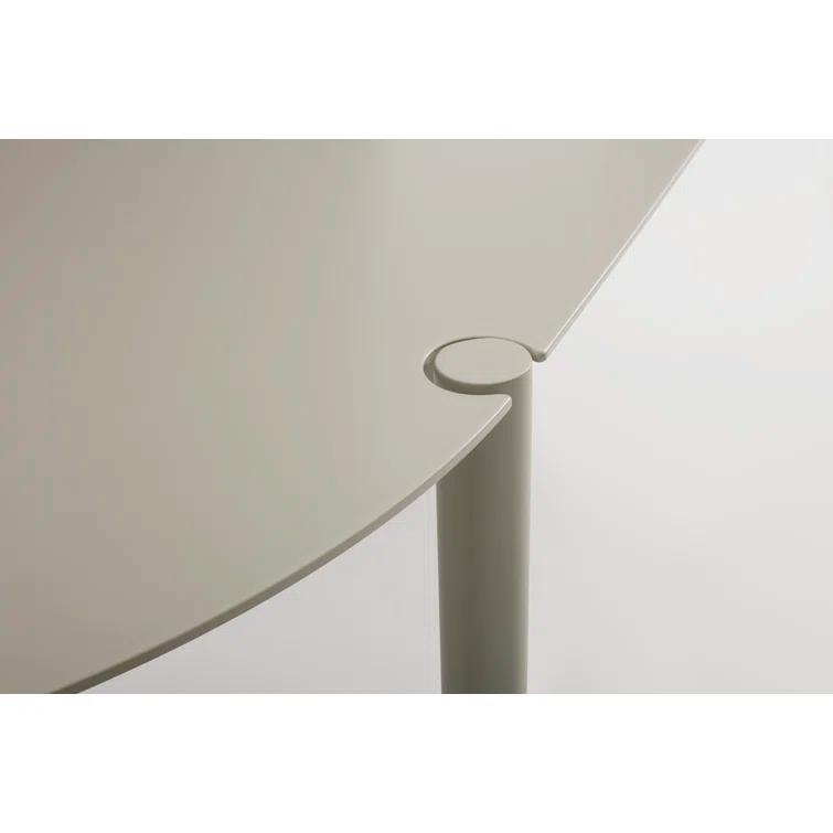 Comeuppance Oval Metal Outdoor Dining Table