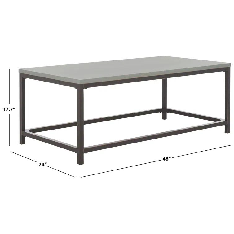 Auton Solid Wood Top Coffee Table